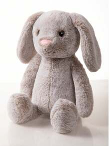 Cute Shaped Small Pig And Rabbit Plush Toys With Super Matte Carved Print Rabbit Fur Ultra-Soft Short Plush Material 28CM Handmade Dolls Fiber-Filled Animals Crochet Dolls Perfect Gift For Parents - Multicolor - View 12