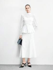 CUCCOO BIZCHIC Women's Pointed Toe Buckle Design Everyday Versatile Fashion High Heels - Black - View 6