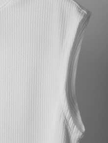 STYNVO Áo tank top nam cổ tròn kẻ sọc thoải mái, phù hợp cho các dịp thường ngày, công sở, kinh doanh, hẹn hò, giải trí, tiệc tùng, tụ họp, có thể mặc riêng hoặc phối cùng trang phục thường ngày, món quà tuyệt vời cho bạn bè. - trắng - Xem 4