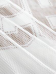 AXEPEAK Men's Mesh Fabric Digital 95 Print Sleeveless Tank Top - White - View 7