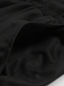 ROMWE MEN Batman X ROMWE Quần short nam thường ngày, thời trang, phong cách đường phố, họa tiết nhân vật anh hùng anime và chữ cái, phối màu tương phản, có dây rút ở eo. - Nhiều màu - Xem 3