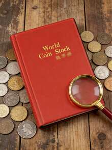 120/240 Pocket Coin Collection Mini Coin Storage Coin Rack Collection Gifts - Multicolor - View 2