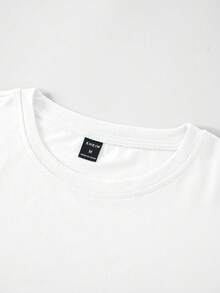 Manfinity RSRT 男士棕榈树印花短袖休闲度假T恤，外出穿着，老公海滩装，男士渐变色T恤，男士度假衬衫，棕榈树图案T恤，男士夏季T恤 - 粉色 - 查看 3