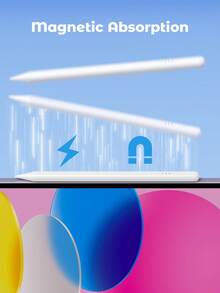 Teckwe Stylus Pen, Touch Screens, High Sensitivity & Precision Capacitive Stylus With 2 Replaceable Nibs, USB-C Fast Charging, Palm Rejection & Tilt Sensitivity - Multicolor - View 4