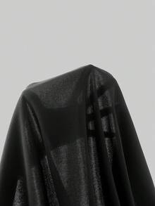 Ellevyn 优雅女士圆领收腰A字中长连衣裙，配条纹披肩两件套，适合通勤、约会、外出、度假、婚礼宾客、晚礼服等场合。 - 黑與白 - 查看 18