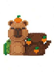 Bộ gồm 700 khối nhựa nhỏ, có thể lắp ráp thành hộp đựng bút hình trái tim bằng quả đào, mô hình trang trí làm quà tặng, quà sinh nhật, quà Giáng sinh và nhiều hơn nữa. - Nhiều màu - Xem 14