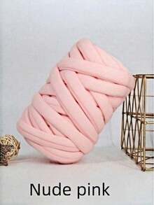1pc 500g Chunky Yarn For Hand Knitting Blanket,Vegan Super Soft Giant Yarn For Arm Knitting,DIY Yarn Blanket For Pet Bed,Bulky Yarn Tube For Pillow,Bulky Yarn,Bags,DIY Craft (Multiple Colors Optional) - Multicolor - View 9