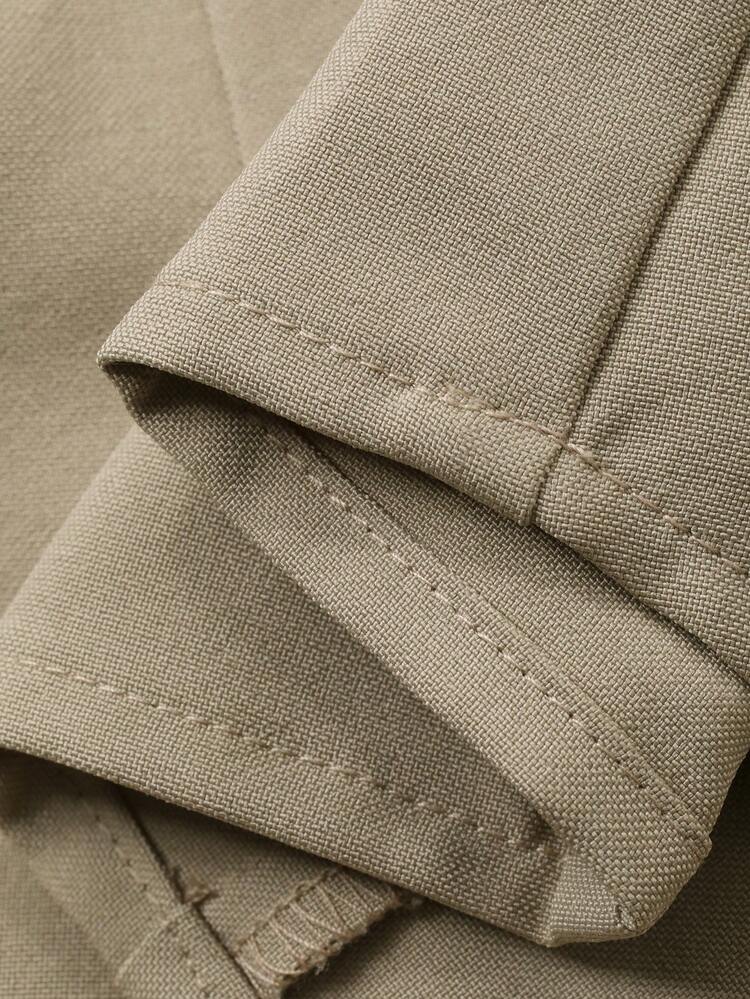 Women's Collared Color Block Fitted Waist Shirt