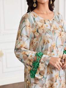 Yasmyna 女士印花休闲度假派对连衣裙 - 彩色 - 查看 5