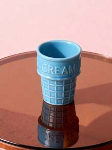 Joivida 陶瓷冰淇淋杯，底座稳固，透明隔层 - 厚实耐热，经久耐用，可用洗碗机清洗，适合家庭和学校使用，多种颜色可选（粉色、蓝色、黄色、绿色、橙色、棕色） - 也适合收纳文具、学校用品 - 彩色 - 查看 13