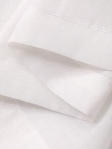 Dazy-Less Women's Elegant White Long Sleeve Shirt, Casual Design For Office, Commute, Wedding, Spring & Summer - White - View 7