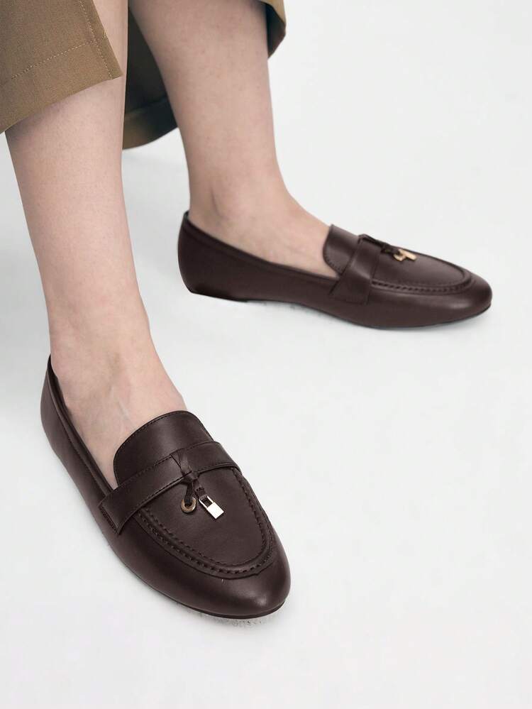 Women Flats - Chocolate color - View 9