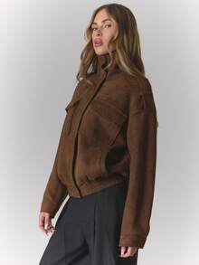 MUSERA Women Jackets - Khaki - View 3