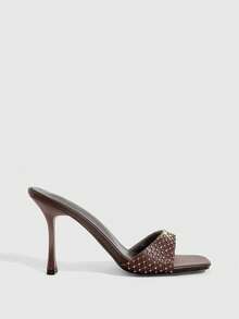 CUCCOO SZL Women Gladiator Sandals Valentine's Day - Brown - View 2