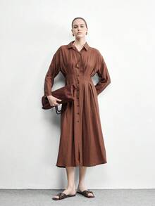 CUCCOO BIZCHIC 女士银色网眼简约平底鞋，优雅休闲，舒适易穿，适合工作、通勤、约会、正式场合等各种场合。 - 咖啡棕 - 查看 6