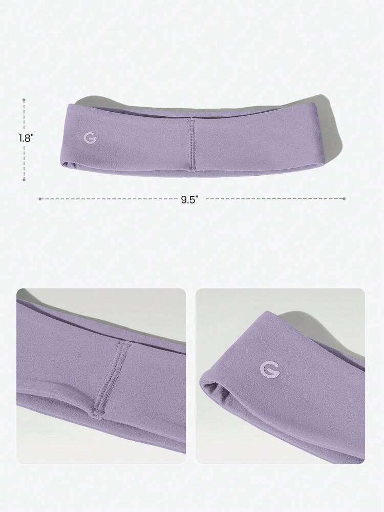 FeatherFit™ Warm-Up Sweat-Wicking Stretchy Non-Slip Grips Headband Yoga Pilates Gym Workout Training Daily Active Wear