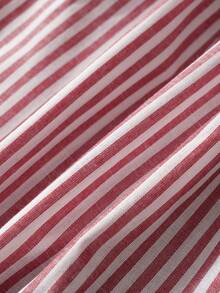 EverLounge Quần dài mặc nhà thoải mái, phong cách retro Anh Quốc bằng chất liệu cotton dành cho nam giới. - Đỏ - Xem 7