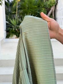 Tween Girls' Casual Vacation Ruffle Strap Backless Bow Tie Dress, Green, Spring/Summer Green Dress For Girl Ruffle Dress Bow Back Dress Sage Dress Girl Girl Tiered Dress - Green - View 6