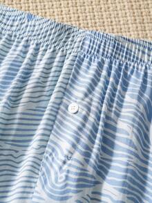 男士印花休闲哈伦裤 - 彩色 - 查看 6