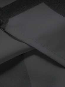 Manfinity Homme Men's Geometric Print Single-Breasted Casual Short Sleeve Shirt - Dark Grey - View 6