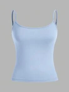 SHEIN EZwear 3pcs/Set Women's Sexy Crop Top Camisole, Suitable For Summer - Multicolor - View 4