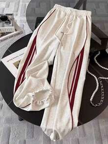 Resyla 修身立领插肩短袖上衣 + 休闲长裤 - 淺灰色 - 查看 4