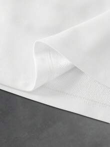 PAVTROS Men's Street Style Casual Embroidered Pullover Pullover Sweatshirt - White - View 6