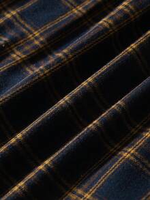 2pcs Men's Plaid Elastic Waist Casual Loose Fit Airy Pants, Summer - Multicolor - View 7