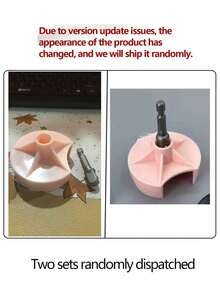 Knitting Machine Quick Rotating Tool, Easy To Install Knitting Machine Adapter, Perfect For Beginners And Craftsmen - Pink - View 2