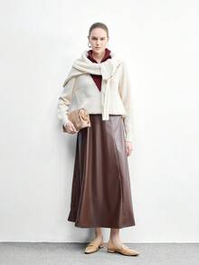 CUCCOO BIZCHIC 女士时尚百搭通勤搭扣平底鞋 - 杏色 - 查看 6