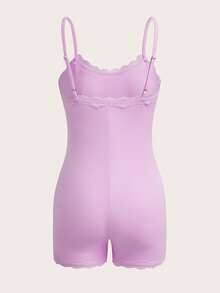 SHEIN EZwear Bộ đồ liền thân ôm sát, dễ phối đồ, nhiều món - Nhiều màu - Xem 6