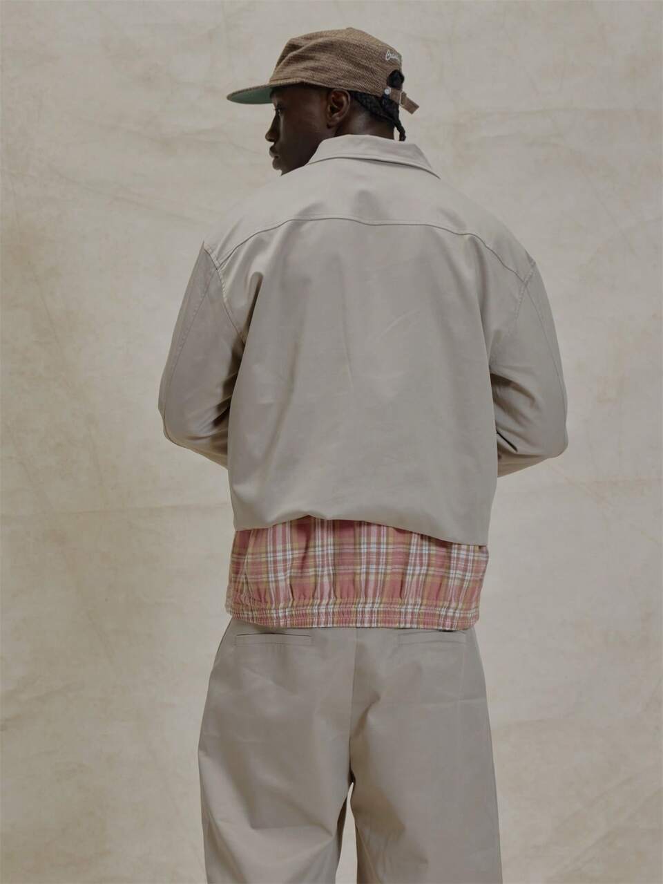 Oversized Boxy Kragen Langarm Knopfdetail Jacke Co Ord Oberteil Set Frühling Sommer Essentials