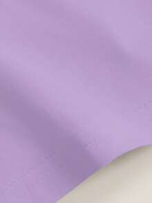 Resyla Bộ đồ nữ thường ngày gồm áo thun ngắn tay in hình gấu bông và chữ cái, cùng quần short kẻ sọc cạp chun, thích hợp cho mùa hè. - Màu tím - Xem 6