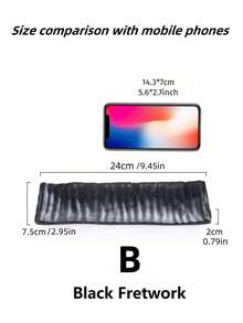 1 件全新哑光密胺托盘，长方形寿司盘，塑料托盘，黑色，适用于茶具、玻璃器皿、糖果、饼干、面包、婚礼、宴会、礼品、生日 - 黑色 - 查看 17