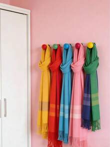 Joivida Nordic INS-Style Ceramic Ball Magnetic Hooks, Heavy-Duty Damage-Free Single Hooks For Living Room & Entryway Walls, No-Nail Decorative Storage Hangers For Refrigerator Doors - Multicolor - View 12