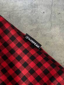 EASEVO 男士加大码花卉格纹短袖单排扣休闲衬衫 - 彩色 - 查看 6