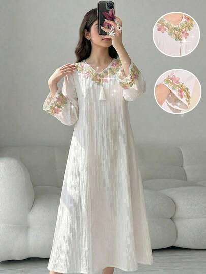 رمضان
قرقيعان 
فستان العيد جلابيات رمضان 
جلابيات       
جلابيه       
الملابس التقليدية العربية      
Abaya       جلابية       
قفطان        جراب Single Piece Tween Girls White Wave-Retro Patterned Casual Court Dress With Simple Middle Eastern Style Long Sleeves, Featuring Distinctive Feel With Floral Lace Trim, Suitable For Elegant Travel Dress. Girls Abayas, Thobes For Kid Girls, Abayas For Kids, White Modest Dress For Tweens, Arabian Dresses For Girls White Modest Dress For Teens Abayas For