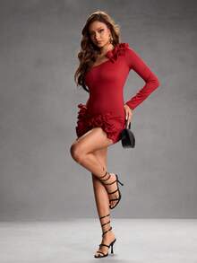 CUCCOO SZL Women's High Heel Sandals, Thin Heel, Snake-Shaped Rhinestone Embellished Valentine's Day - Black - View 2