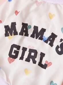 PETSIN 1. Áo nỉ in hình trái tim màu sắc, chữ đen, dày dặn và ấm áp, kiểu dáng thú cưng, thích hợp cho mùa thu và mùa đông, phối màu trắng. - trắng - Xem 8