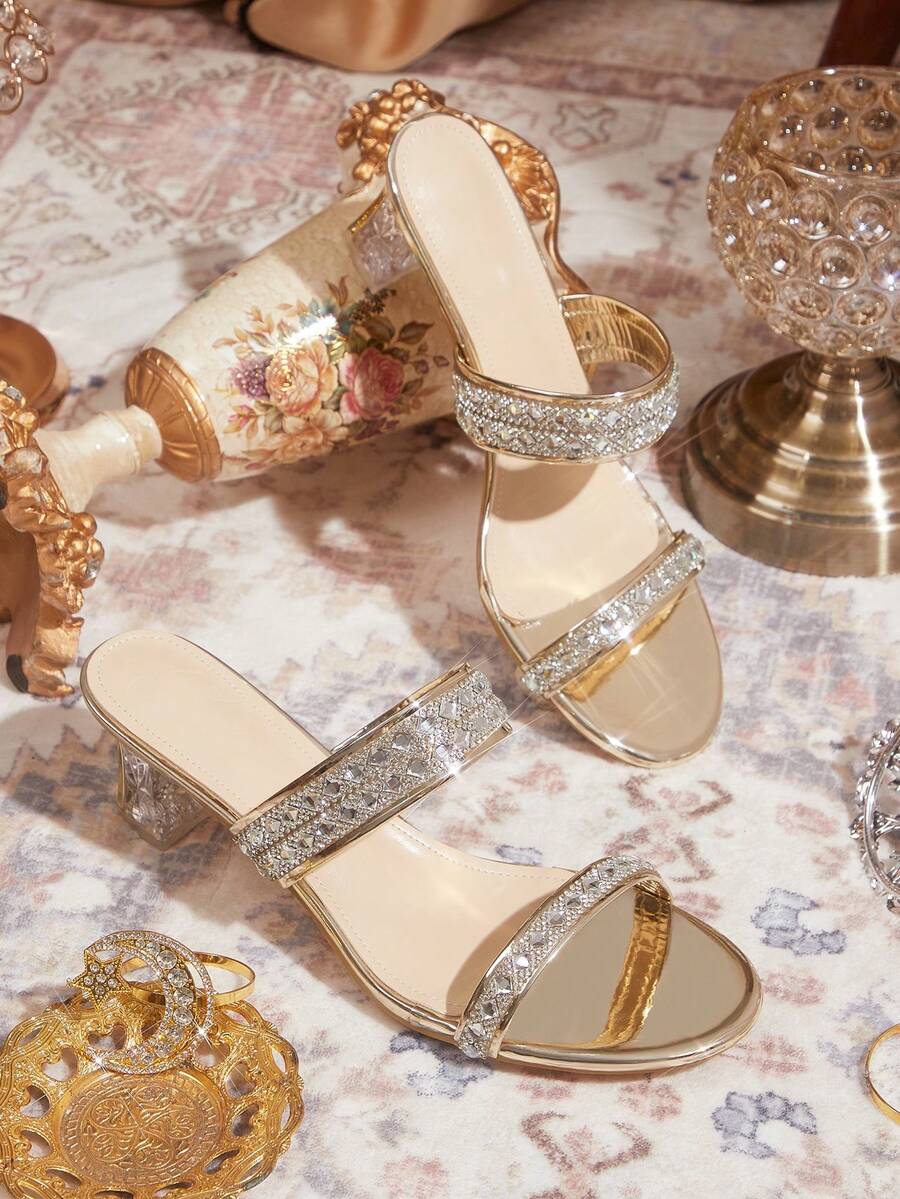 CUCCOO TILAWA 女士高跟凉鞋 - 金色 - 查看 1