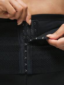 SHAPORA 1件女士黑色塑身裤 - 黑色 - 查看 6