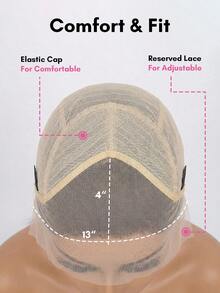 Ren Trong Suốt Màu Xám Tóc Giả Bob Tóc 13*4 Ren Mặt Trước Bộ Tóc Giả Màu Bạc Tóc Tóc Giả Trước Nhổ dành Cho Nữ - SGray - Xem 9