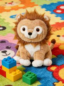 Cute Shape Leopard Tiger And Lion Shaped Plush Toys With Sable Fur Material Super Soft Short Plush Material Handmade Dolls Fiber Filled Animals Chet Dolls The Perfect Gift For Parents - Multicolor - View 8