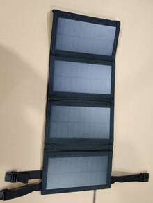 Solar Panel,Outdoor Hiking Camping Portable , Charging Panel ,Solar Panel Charger , Flexible Photovoltaic Panel - Black - View 6