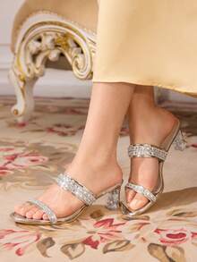 CUCCOO TILAWA 女士高跟凉鞋 - 金色 - 查看 5