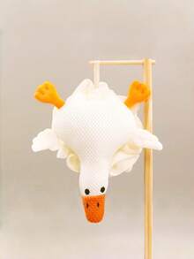 Joivida Goose-Shaped Kids Bath Balls Soft Non-Fraying Baby Bath Sponges Premium Skin-Friendly Bath Flowers - Multicolor - View 6