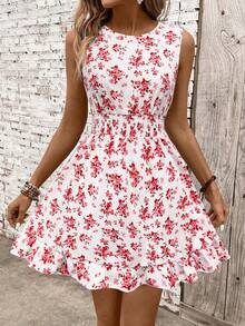 Breezaya Trang phục thường ngày - Trang phục thường ngày hiện đại Trang phục thường ngày - Trang phục thường ngày đi nghỉ mát Váy phong cách đồng quê - Màu Hồng baby - Xem 3