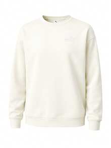 Puma Essentials No Logo Men´S Long-Sleeved Pullover White - Beige - View 1