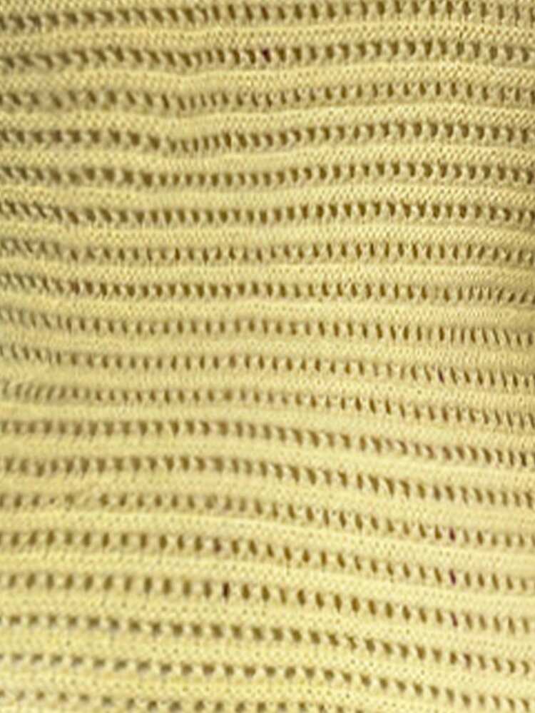 Selianne 优雅无袖V领女士迷你连衣裙，春夏款 - 淡黃色 - 查看 7