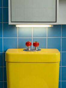 Joivida 2PcS Small Tomato Toilet Button Press Nail Art Bathroom Flush Assist Cover Lifter Hygiene Helper - Multicolor - View 2